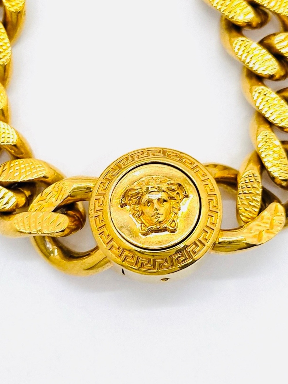 Versace Gold Medusa Link Bracelet